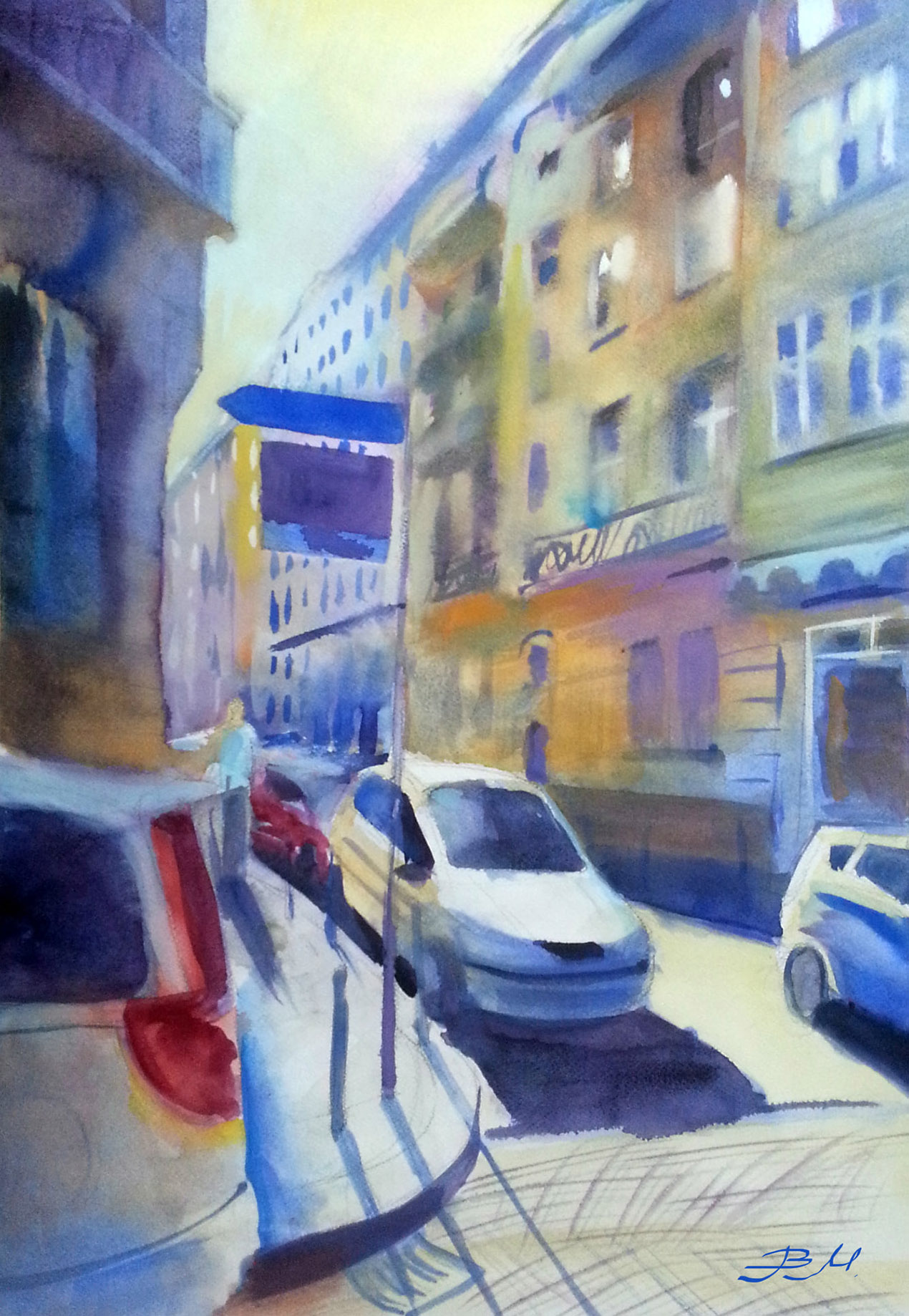 "Kontrajur on a capital street"